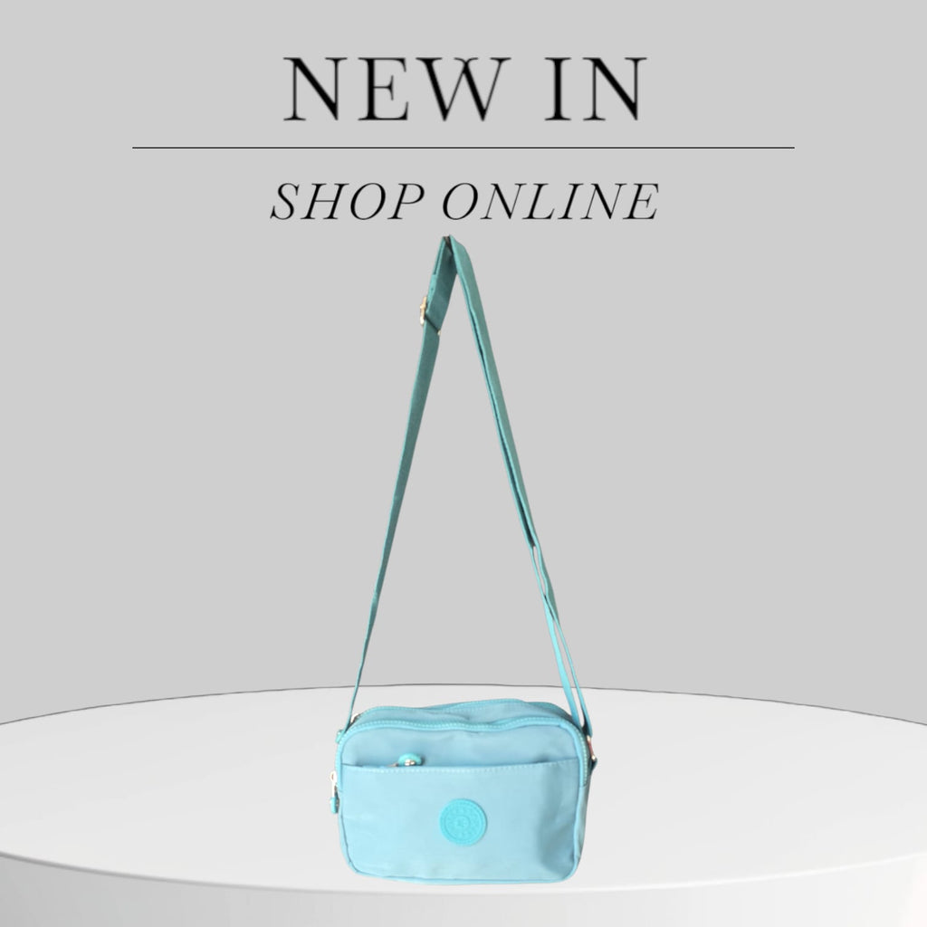 Light Blue Crossbody Bag - Lightweight & Functional