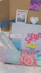 Cute Blue Stationery Kit
