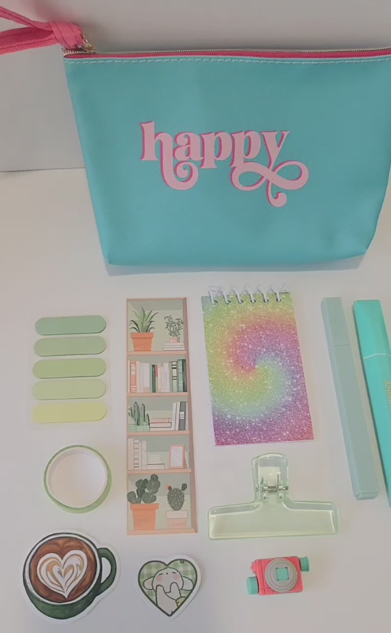 Cute Green Stationery Kit