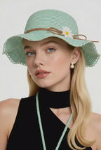 Light Blue Daisy Beach Essentials Set - Handmade