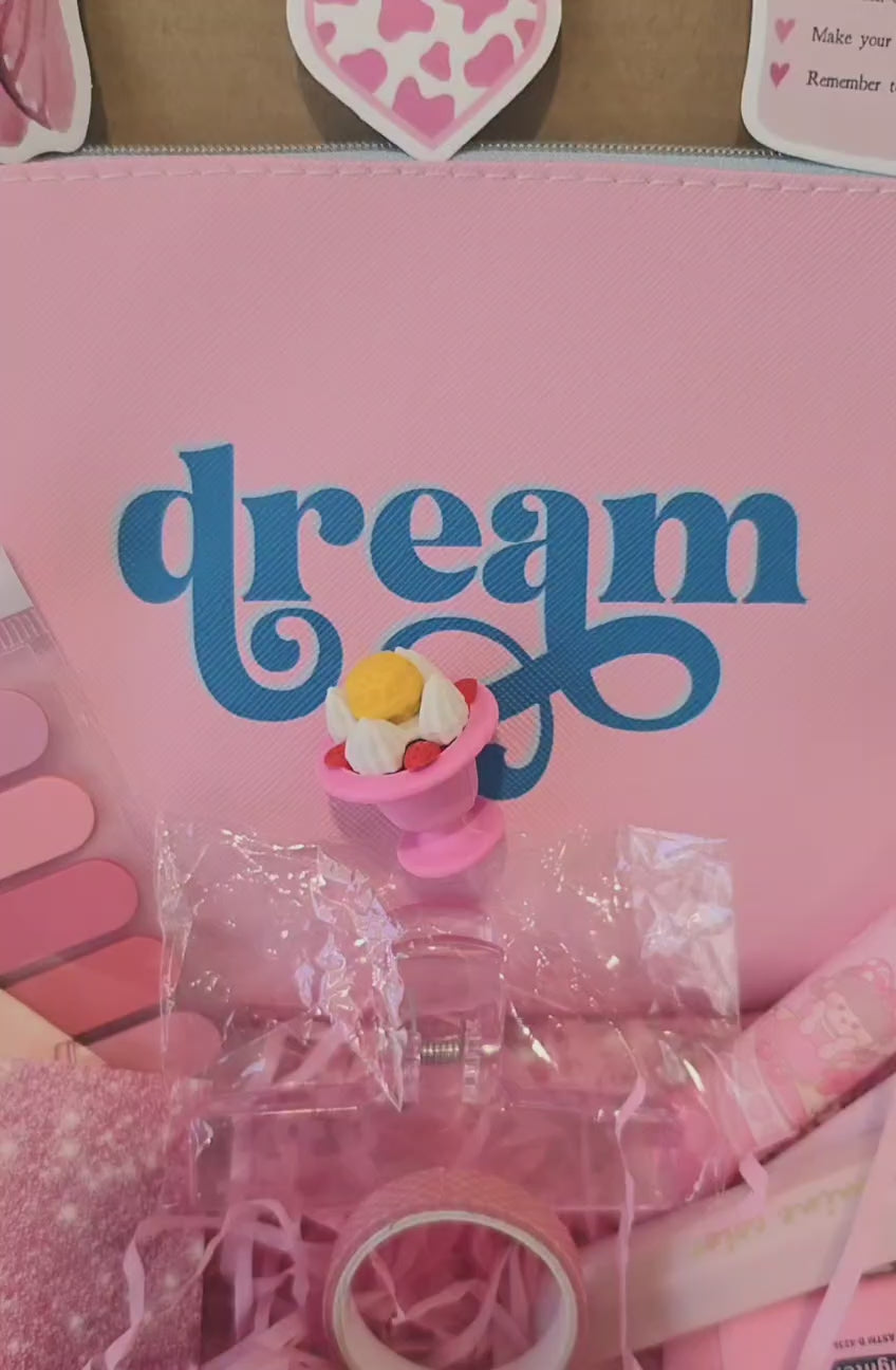 Cute Light Pink Stationery Kit