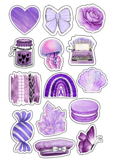 Dreamy Purple Sticker