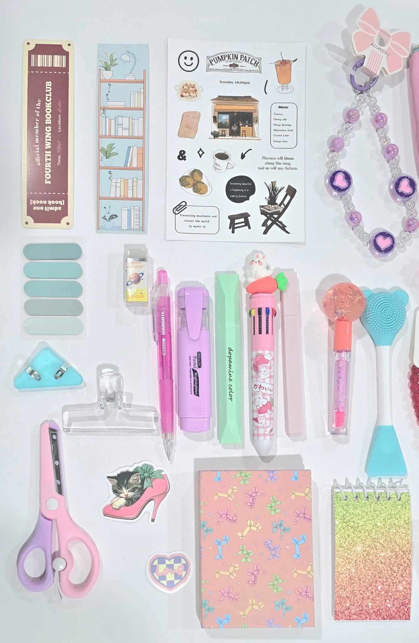✨Mixed Color Stationery & Soft Care Bundle (30-31 Items)