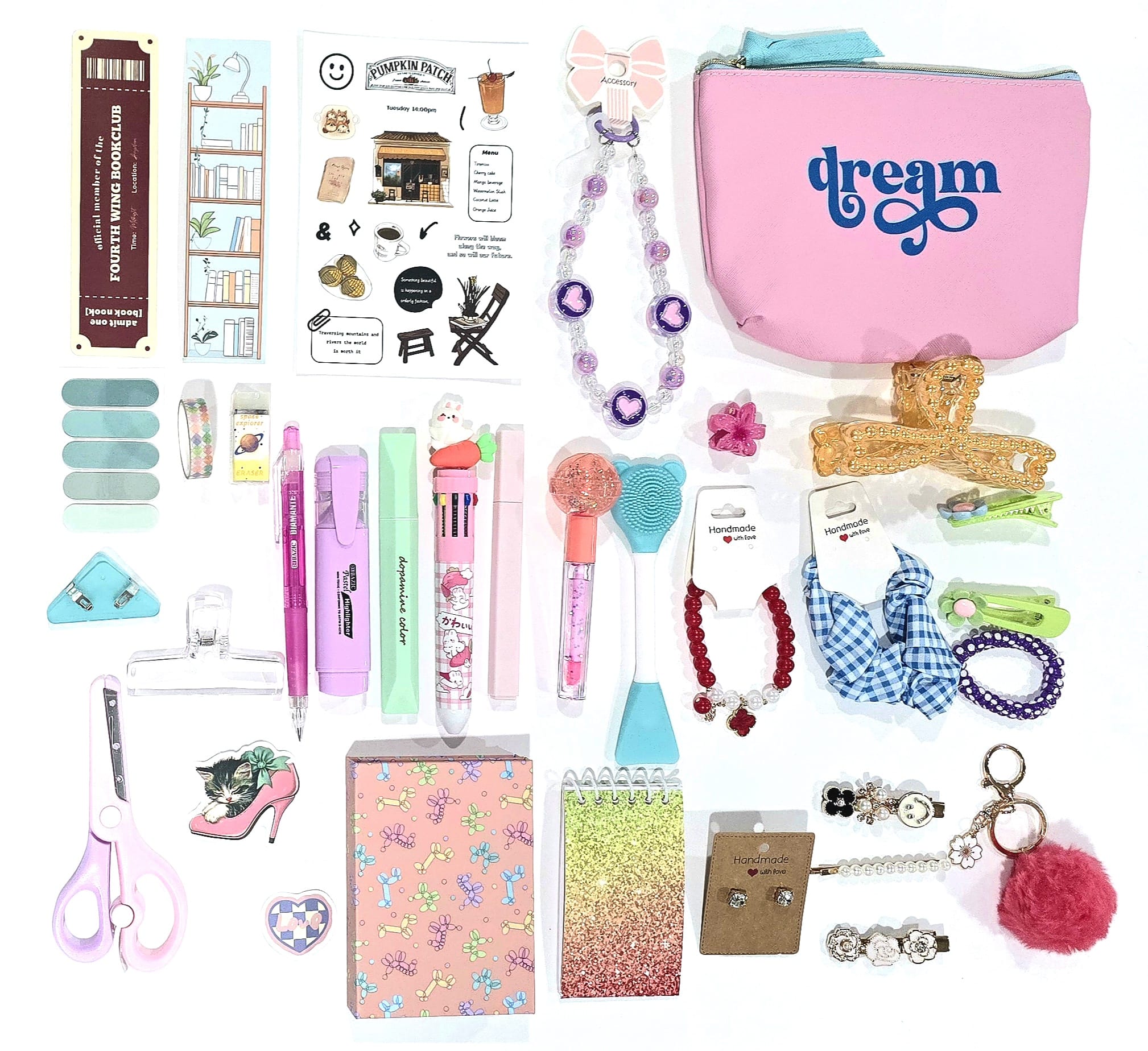 ✨Mixed Color Stationery & Soft Care Bundle (30-31 Items)
