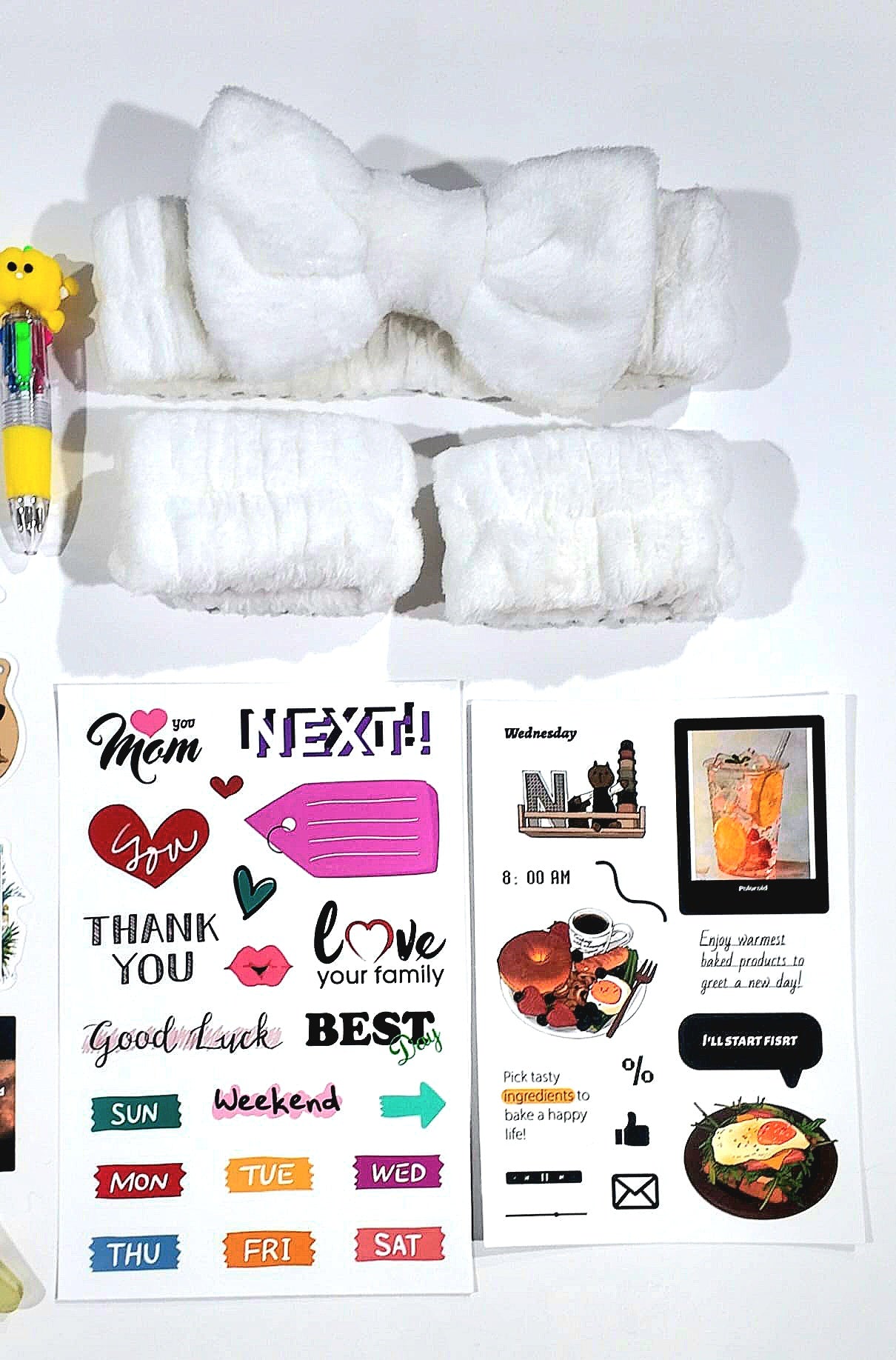 💛 The Yellow Aesthetic Stationery & Self-Care Box (24 Items)