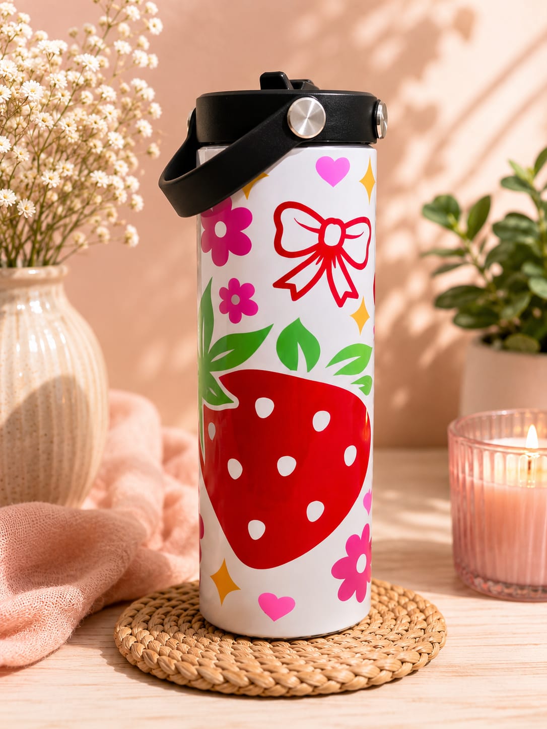 🍓 Strawberry Bloom Tumbler (Limited Edition)