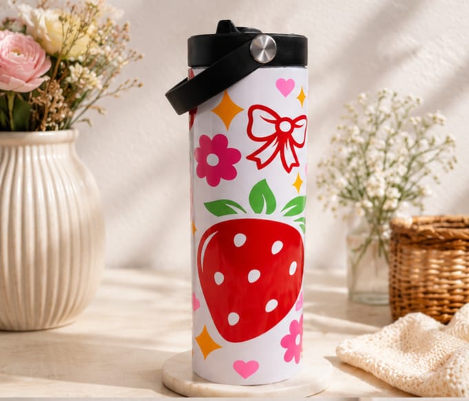 🍓 Strawberry Bloom Tumbler (Limited Edition)