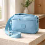 Light Blue Crossbody Bag - Lightweight & Functional