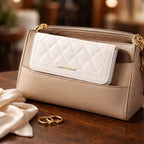 Beige Charm Wallet