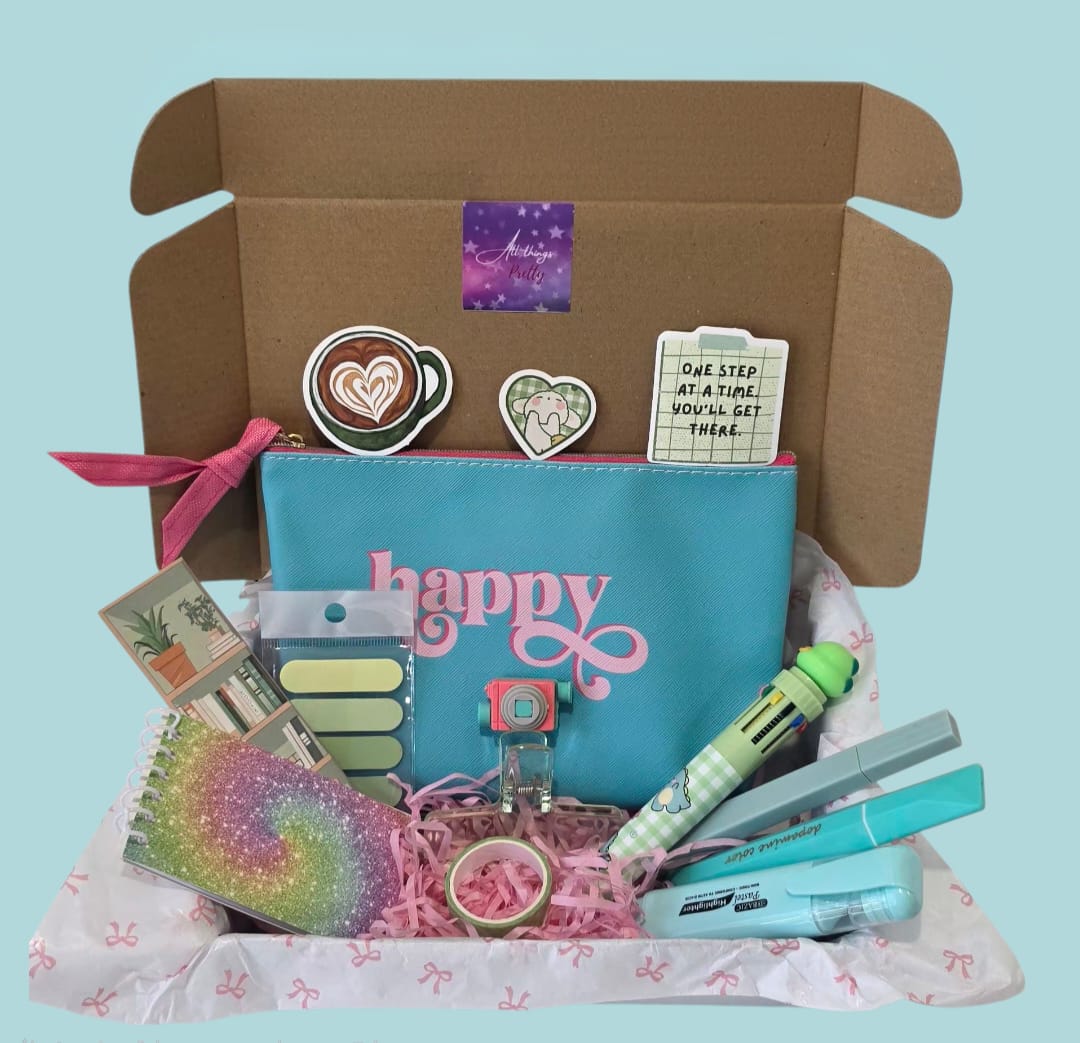 Cute Green Stationery Kit