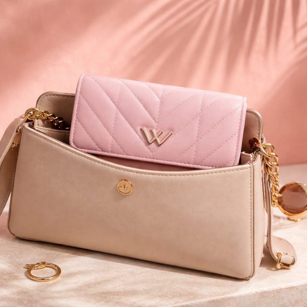 Pink Charm Wallet