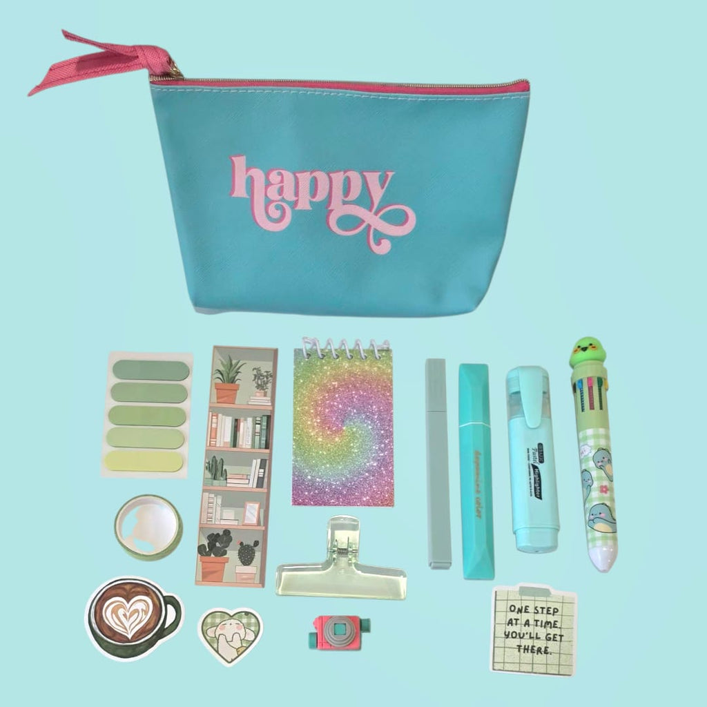 Cute Green Stationery Kit