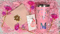Aesthetic Initial Tumbler M