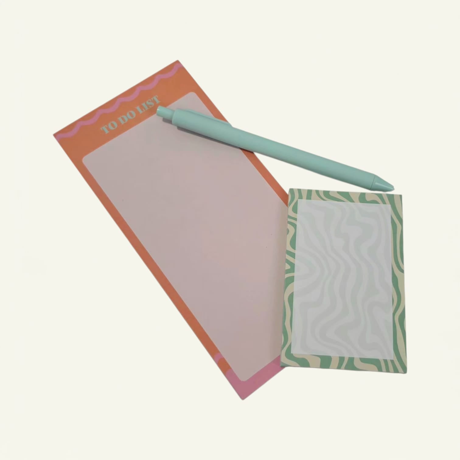 📋 Pastel To-Do List Notepad Set