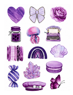 Dreamy Purple Sticker